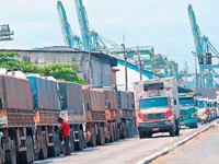 Fila nos portos faz preço do frete subir até 66% em MS, diz Famasul